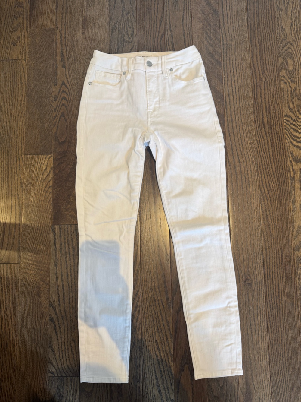 Good American White High-Rise Skinny Jeans